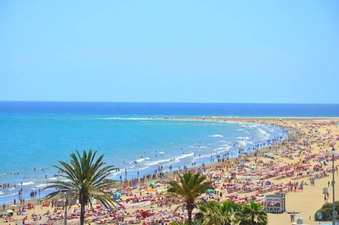 Bungalow Playa Del Ingles Santa Fe 56 Exteriér fotografie